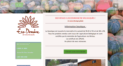 Desktop Screenshot of ecodomainevailhauques.com